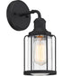 Ludlow Small 1-light Wall Sconce Earth Black