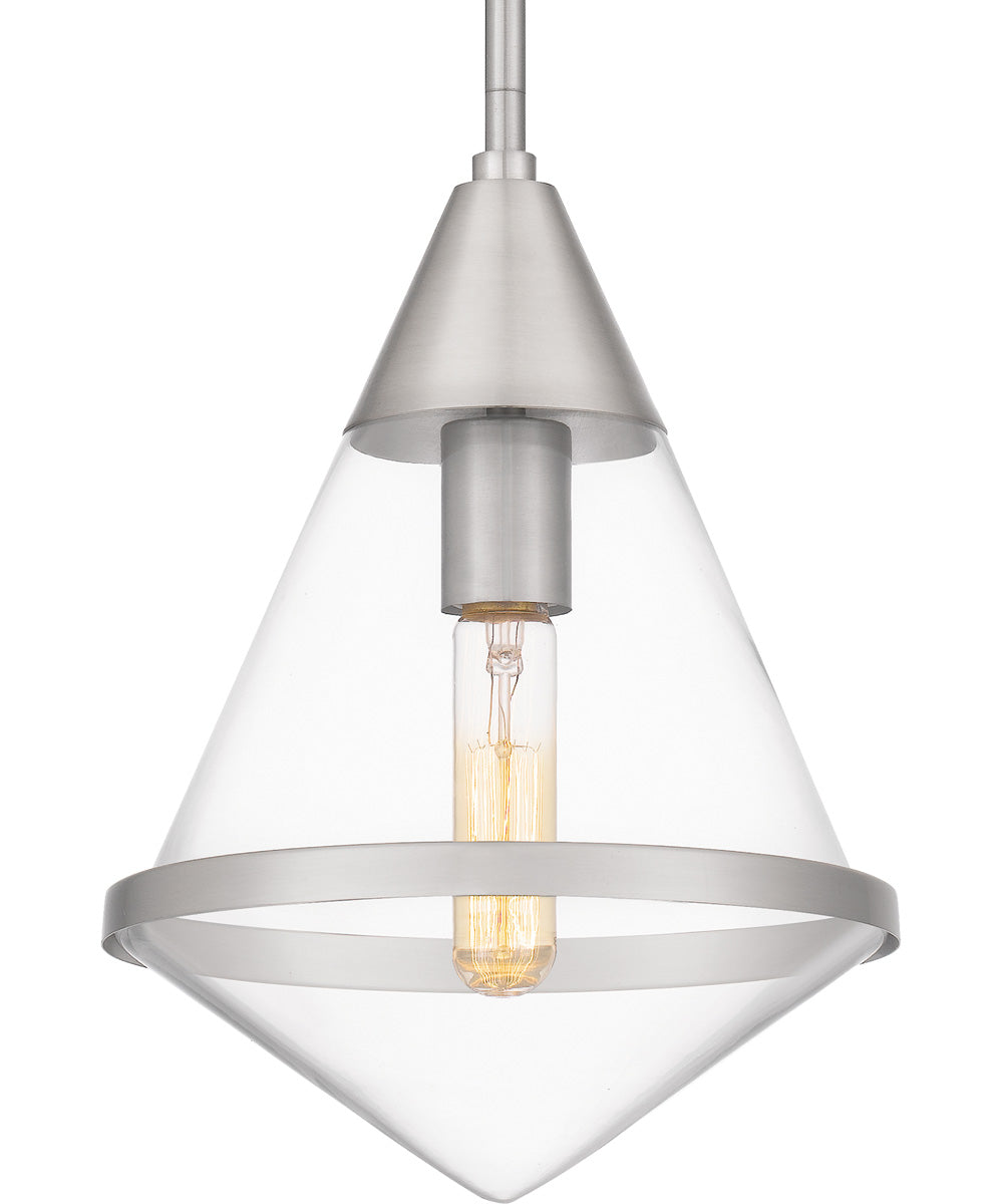 Quoizel Piccolo Pendant Small 1-light Mini Pendant Brushed Nickel