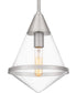 Quoizel Piccolo Pendant Small 1-light Mini Pendant Brushed Nickel