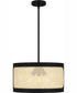 Syrah Large 3-light Pendant Matte Black