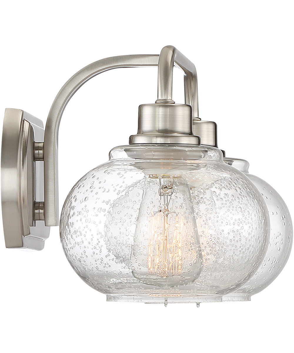 Trilogy Medium 2-light Bath Light Brushed Nickel