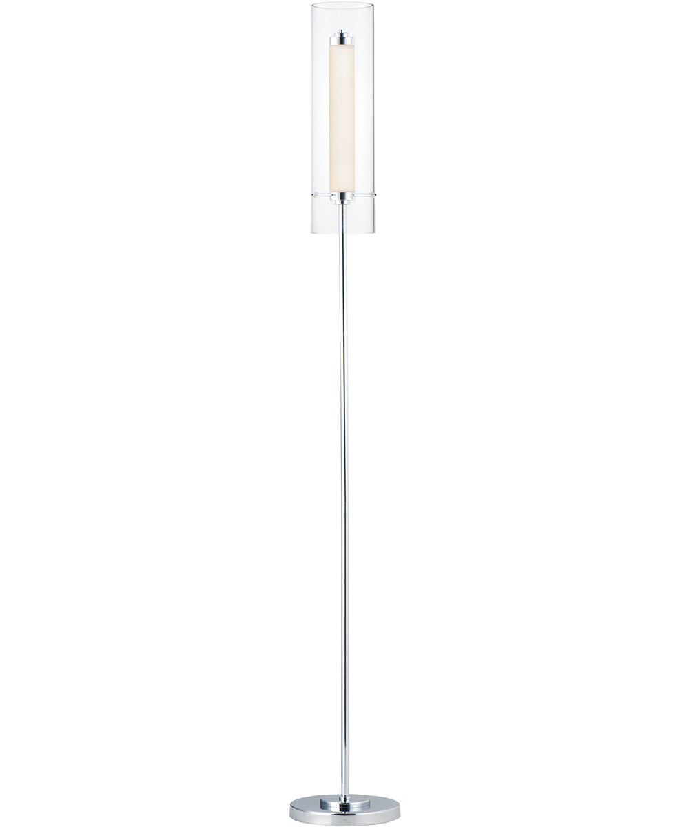 63"H Centrum LED Floor Lamp Polished Chrome