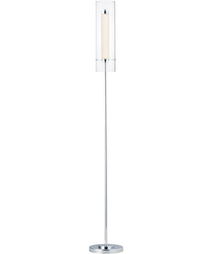 63"H Centrum LED Floor Lamp Polished Chrome