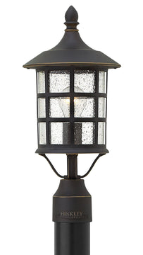18"H Freeport 1-Light Outdoor Pier Post Light in Oil Rubbed Bronze