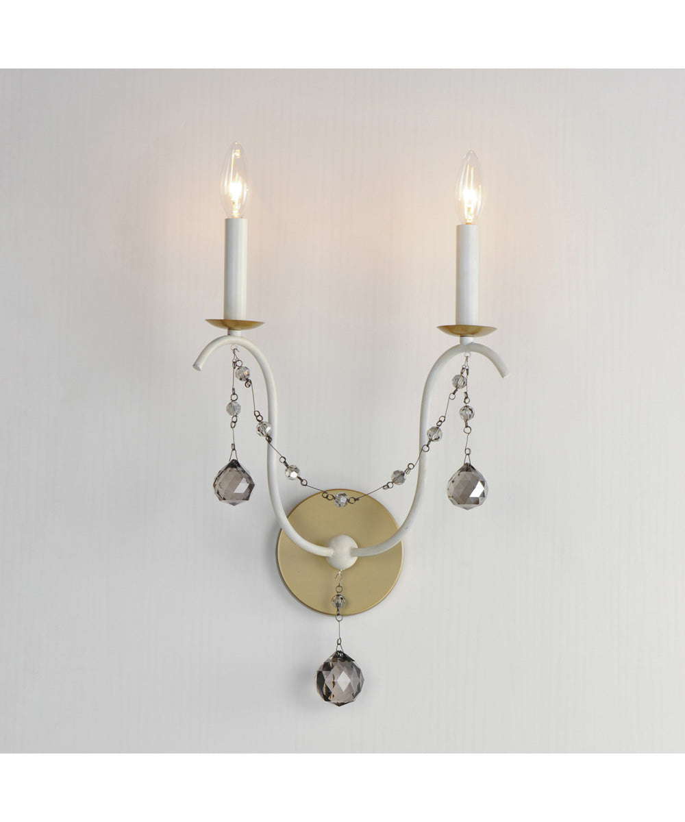 Formosa 2-Light Wall Sconce Ecru/Venetian Gold