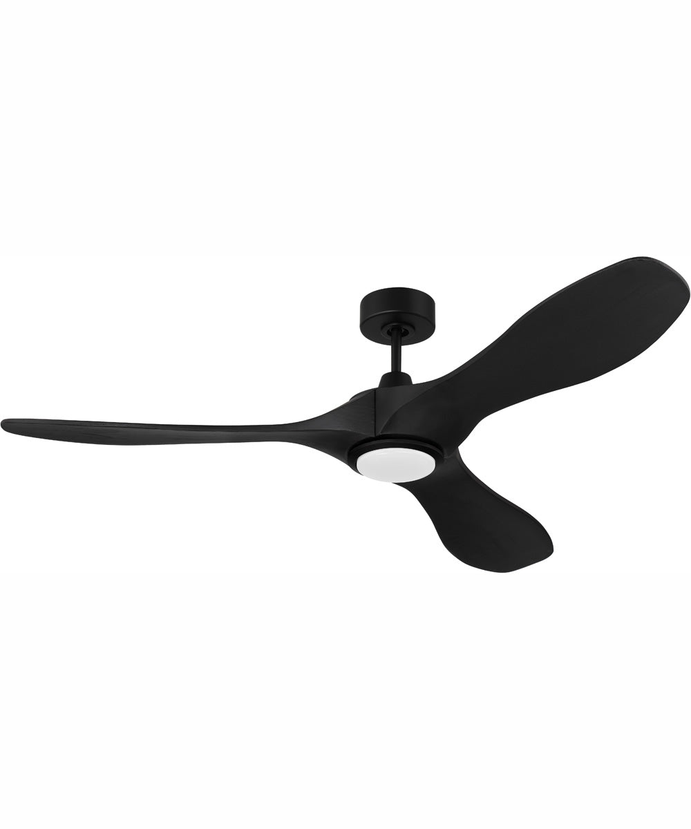60" Envy 1-Light Indoor/Outdoor Ceiling Fan Flat Black