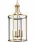 Gilliam 4-Light New Traditional Hall & Foyer Vintage Brass