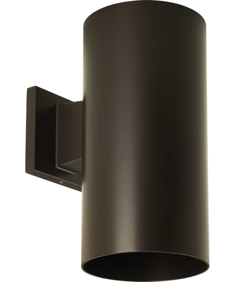6" Bronze Outdoor Wall Cylinder Antique Bronze