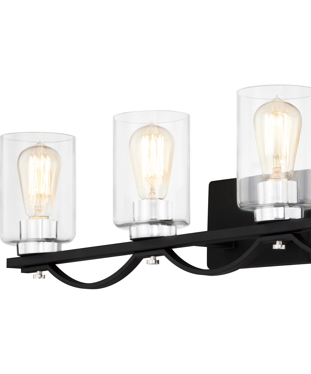 Salem Extra Large 4-light Bath Light Matte Black