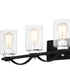 Salem Extra Large 4-light Bath Light Matte Black
