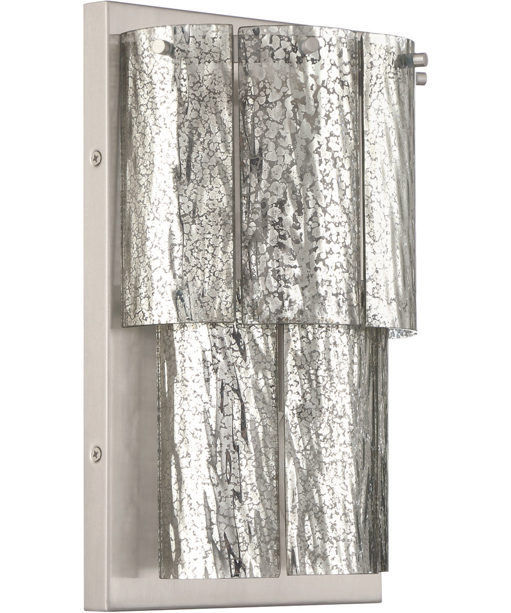 Museo 2-Light Wall Sconce Brushed Polished Nickel