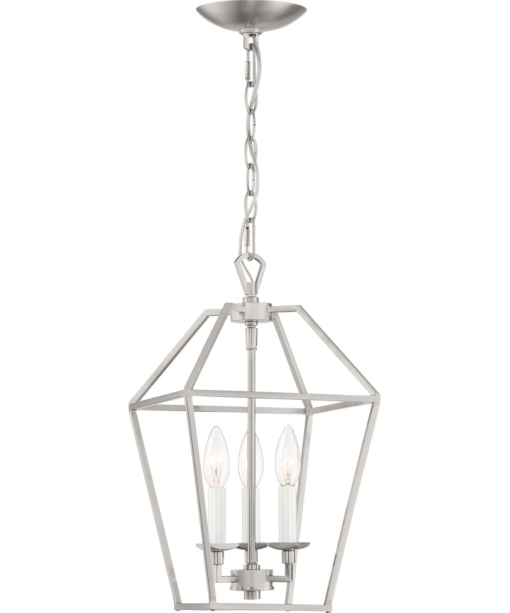 Aviary 3-light Pendant Brushed Nickel