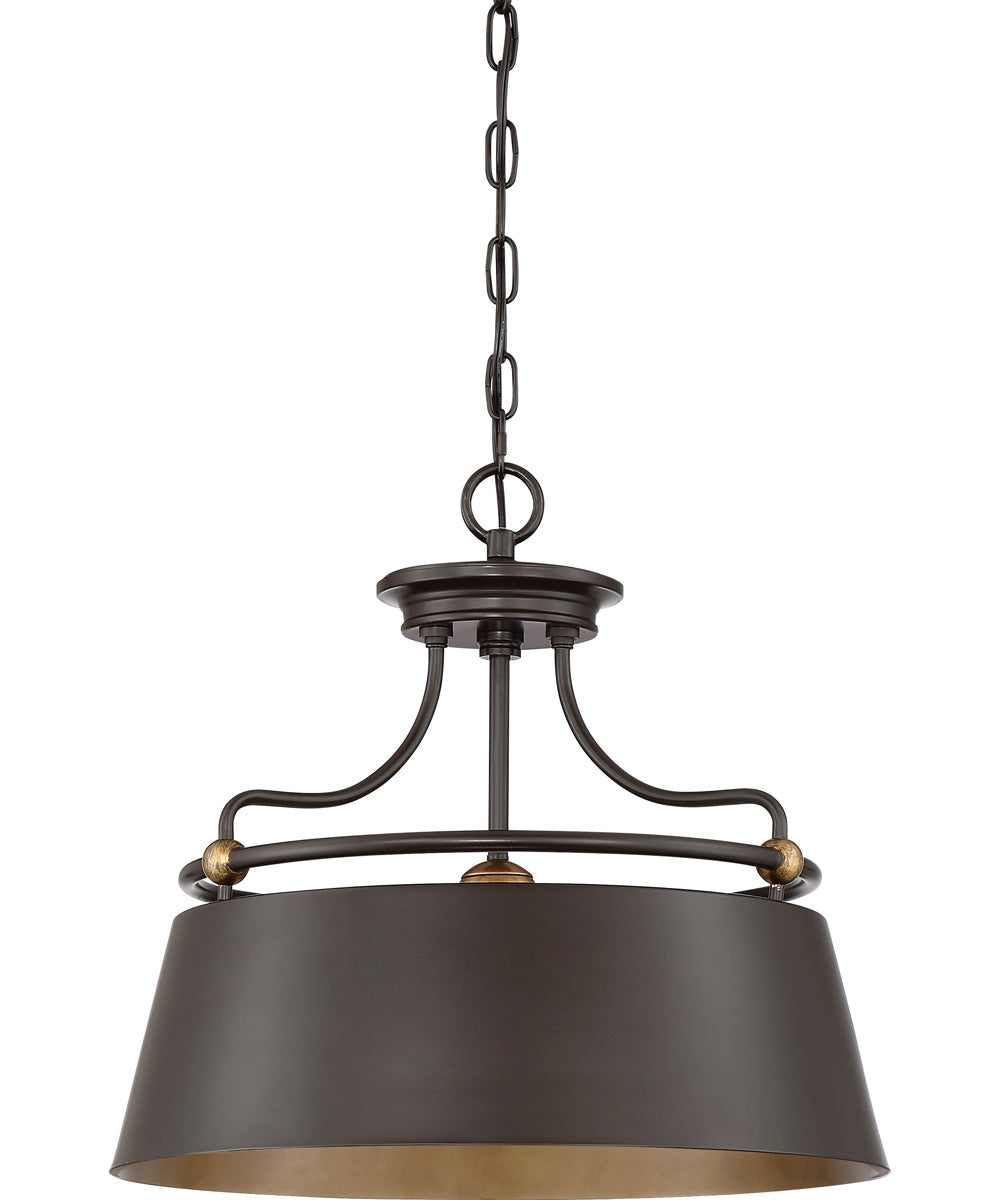 Fairview 3-light Pendant Western Bronze