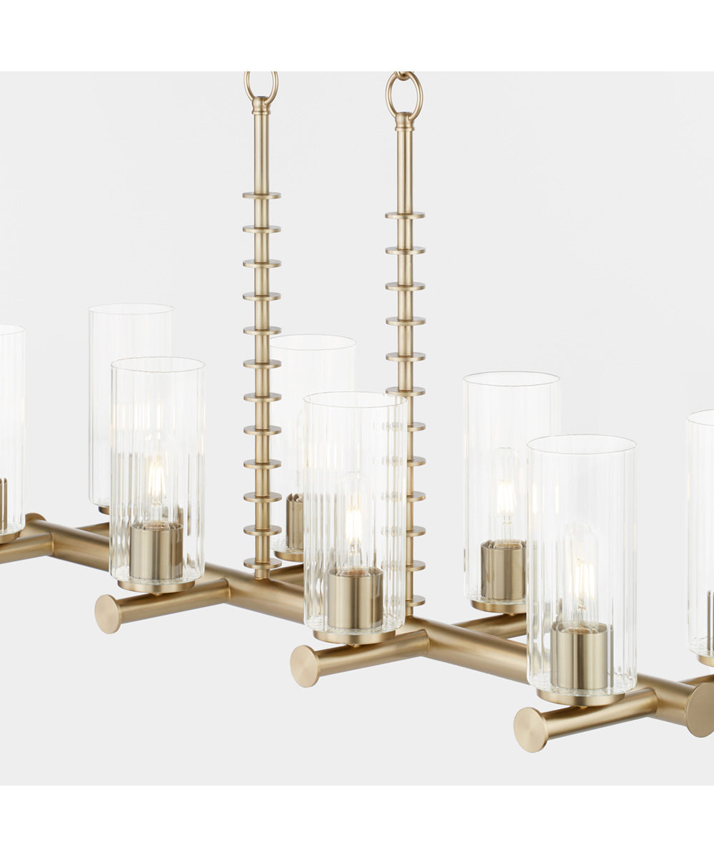 Tamara Day's Mercier 8-light Chandelier Aged Brass