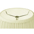 16"W x 12"H Empire Coolie EggShell Mushroom Pleat Hardback Shade