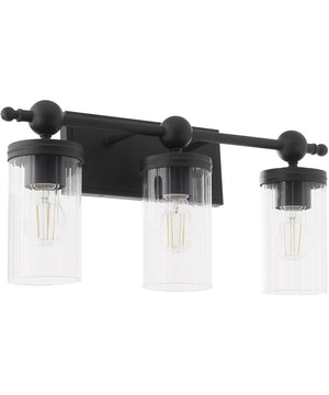 Tamara Day's Lee Boulevard 3-light Bath Vanity Light Matte Black