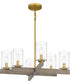 Warrington 6-light Chandelier Aged Brass