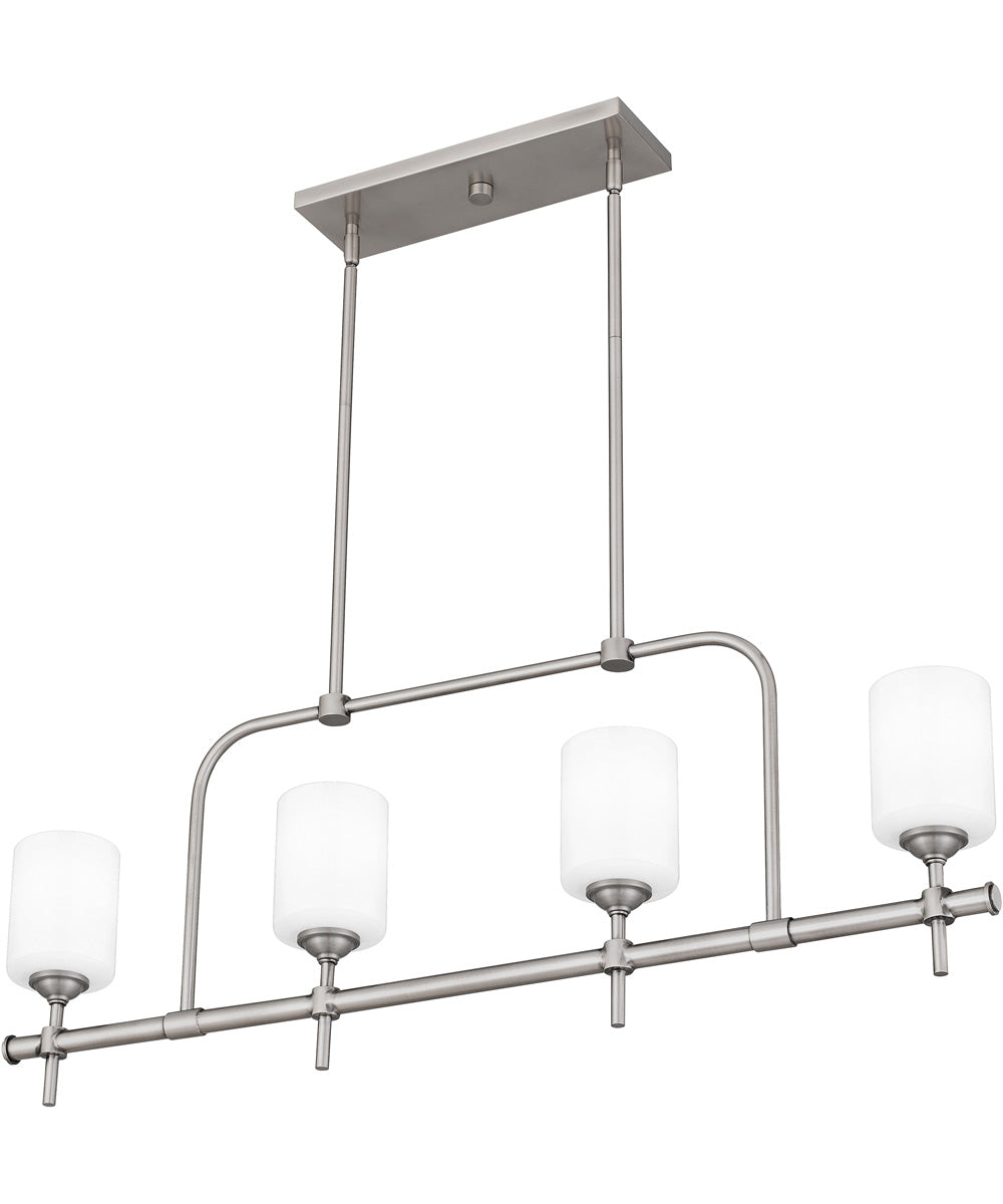 Aria 4-light Island Light Antique Polished Nickel