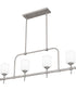 Aria 4-light Island Light Antique Polished Nickel