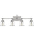 Nicholas Extra Large 4-light Bath Light Brushed Nickel
