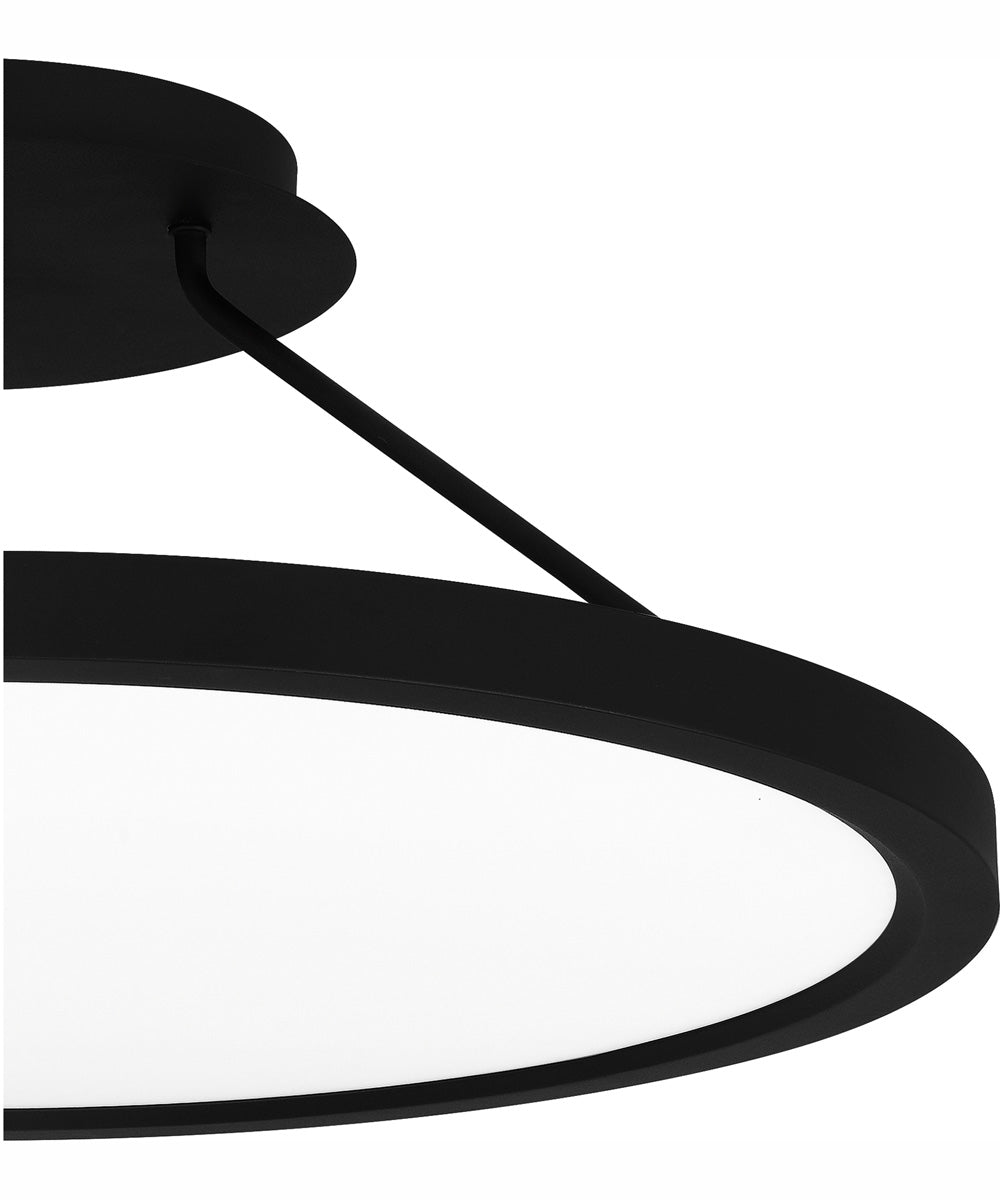 Outskirts Large Semi Flush Mount Earth Black