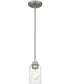 Acacia Small 1-light Mini Pendant Brushed Nickel