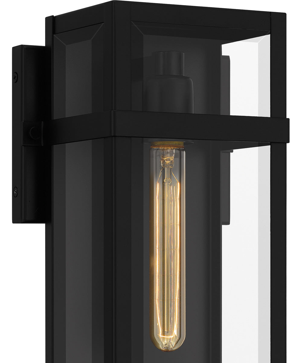 Vanessa Large 1-light Outdoor Wall Light  Coastal Armour Aluminum Matte Black