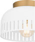 Quoizel Flush Mount Small 1-light Flush Mount Matte White
