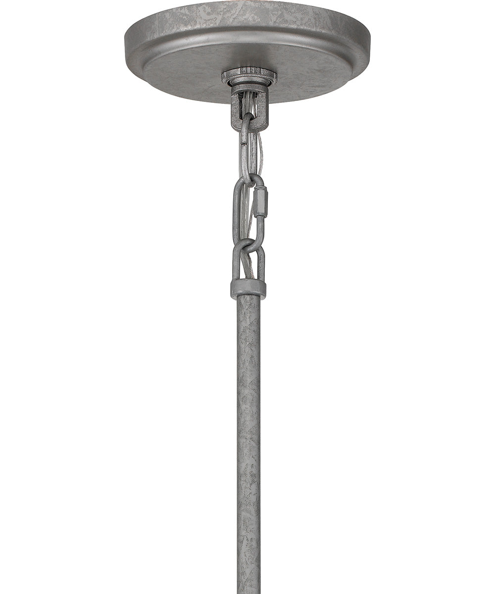 Squire Small 1-light Mini Pendant Galvanized