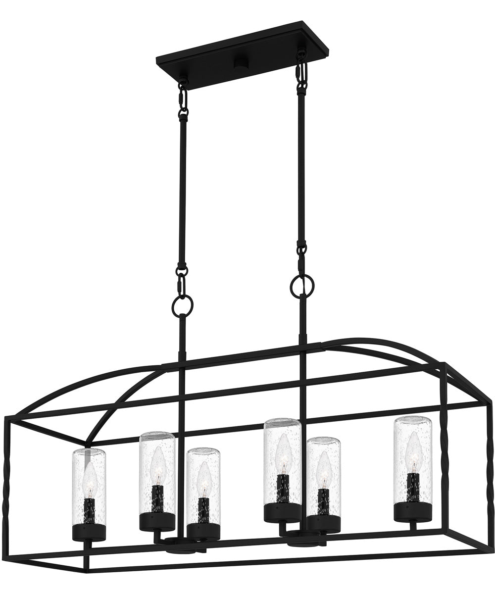 Thatcher 6-light Outdoor Wall Light Earth Black