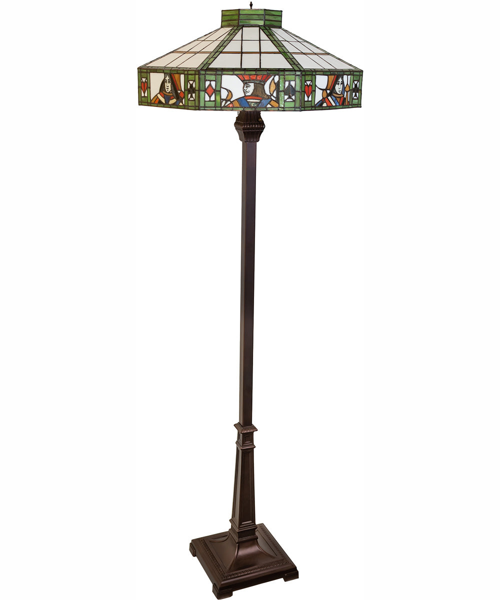 65" High Poker Face Floor Lamp