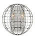 10"W Terra 2-Light Two Light Sconce in Polished Nickel