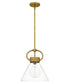 Webster Small 1-light Mini Pendant Weathered Brass