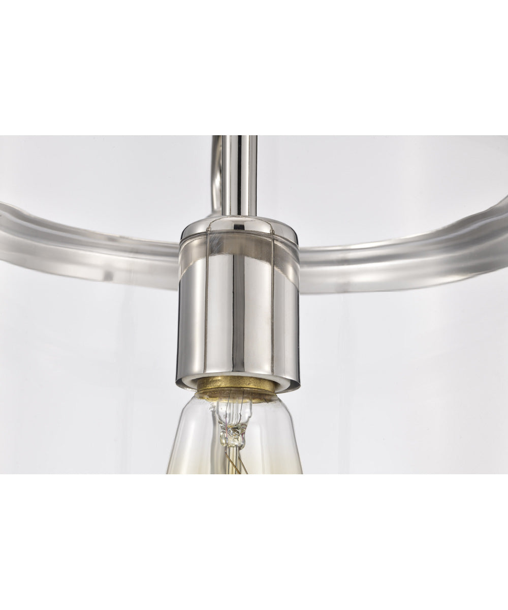 Yorktown 1-Light Pendant Polished Nickel