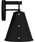 Hyde Medium 1-light Outdoor Wall Light  Coastal Armour Aluminum Matte Black