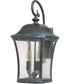 Bardstown Large 3-light Outdoor Wall Light Aged Verde