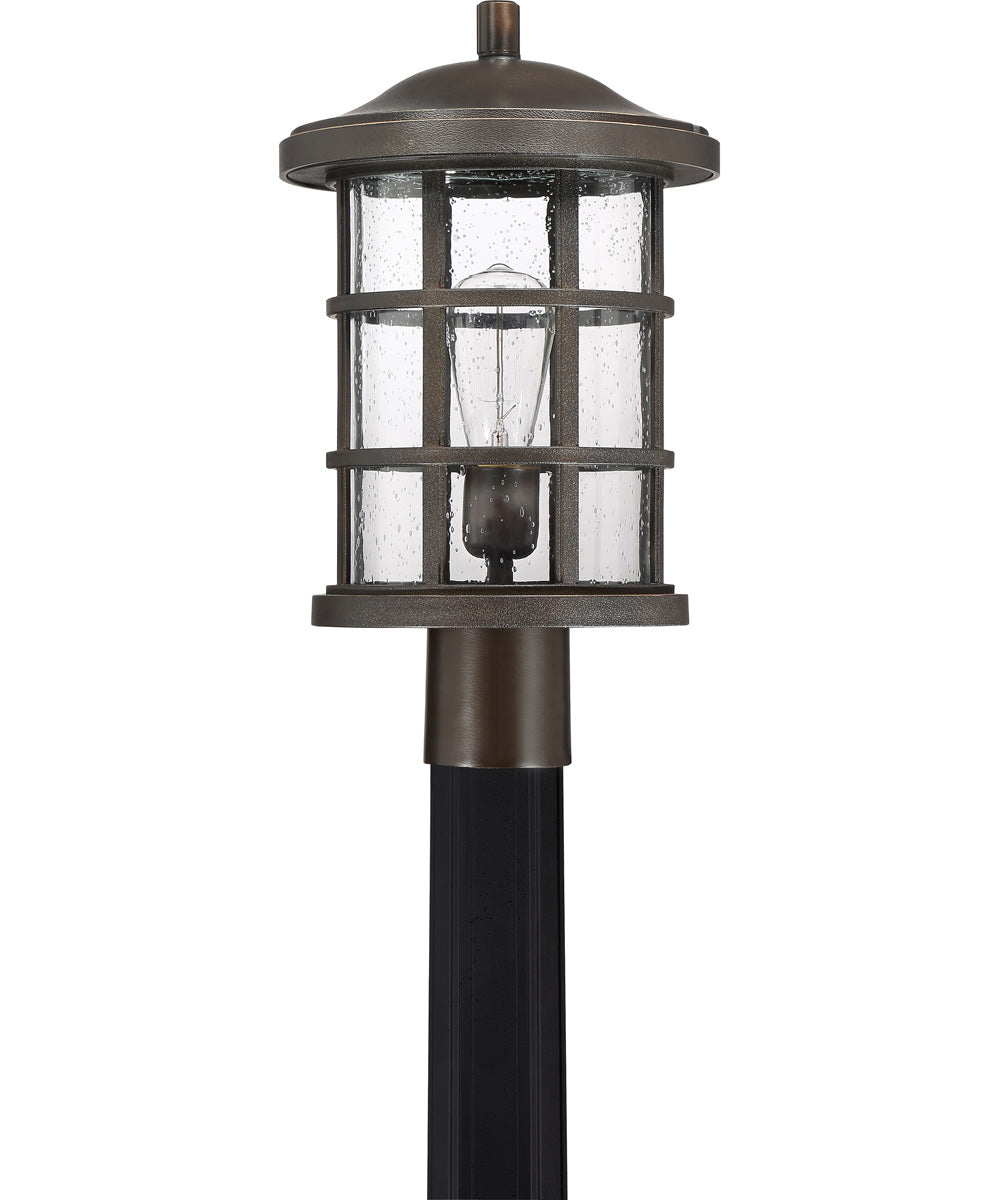 Crusade Large 1-light Outdoor Post Light  Coastal Armour Palladian Bronze