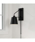 Alden 1-Light Sconce Matte Black