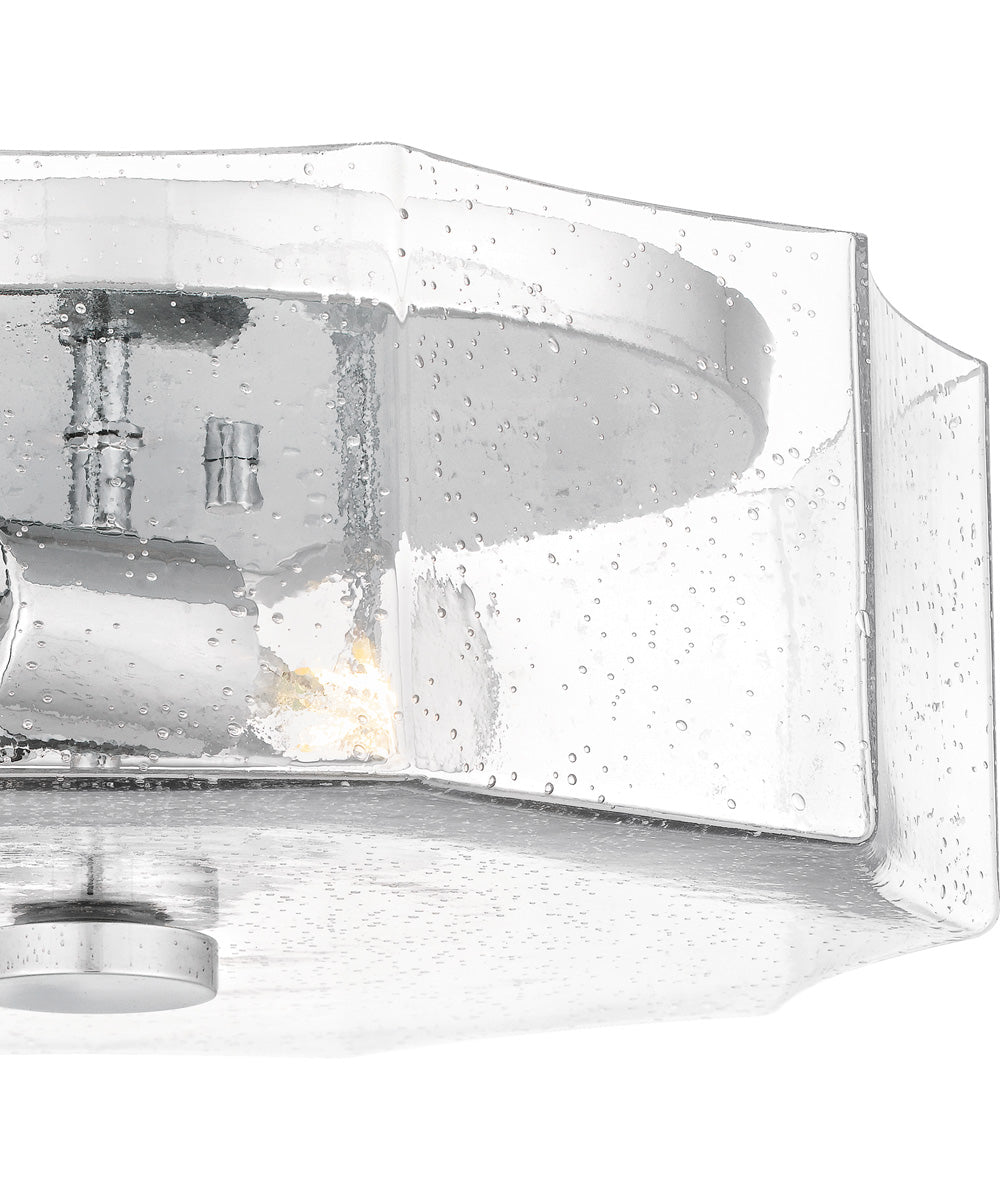 Quoizel Flush Mount Medium 2-light Flush Mount Polished Chrome