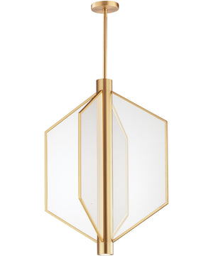 Telstar Large LED Pendant Natural Aged Brass