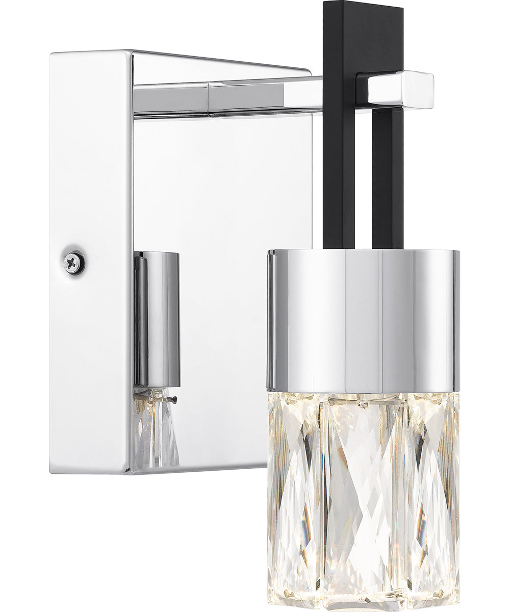 Adena Small Wall Sconce Polished Chrome
