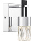 Adena Small Wall Sconce Polished Chrome