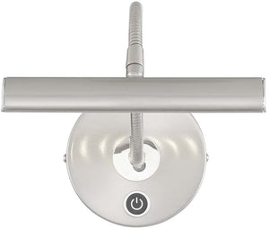 7"W Curtis LED Wall Picture Light Nickel-Matte