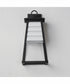 Shutters Vivex 1-Light Medium Outdoor Wall Sconce White / Black