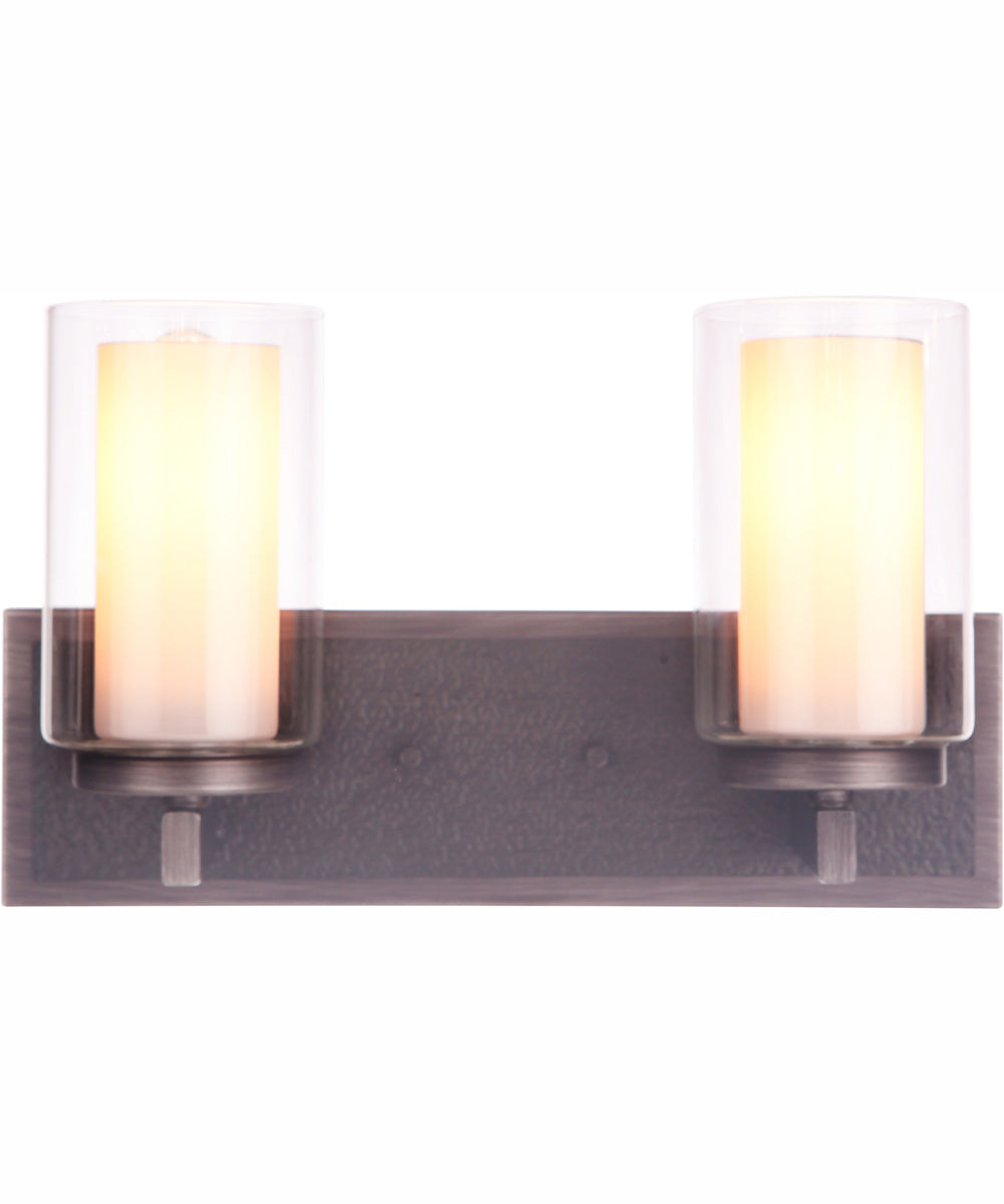 Texture 2-Light Vanity Natural Iron / Vintage Iron