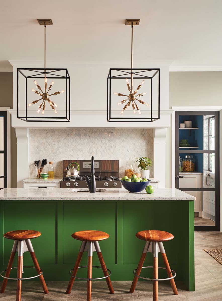 Aros 12-Light Medium Open Frame Pendant in Black*