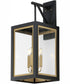Neoclass 4-Light Outdoor Wall Sconce Black / Gold