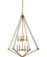 Viewpoint 8-light Pendant Weathered Brass