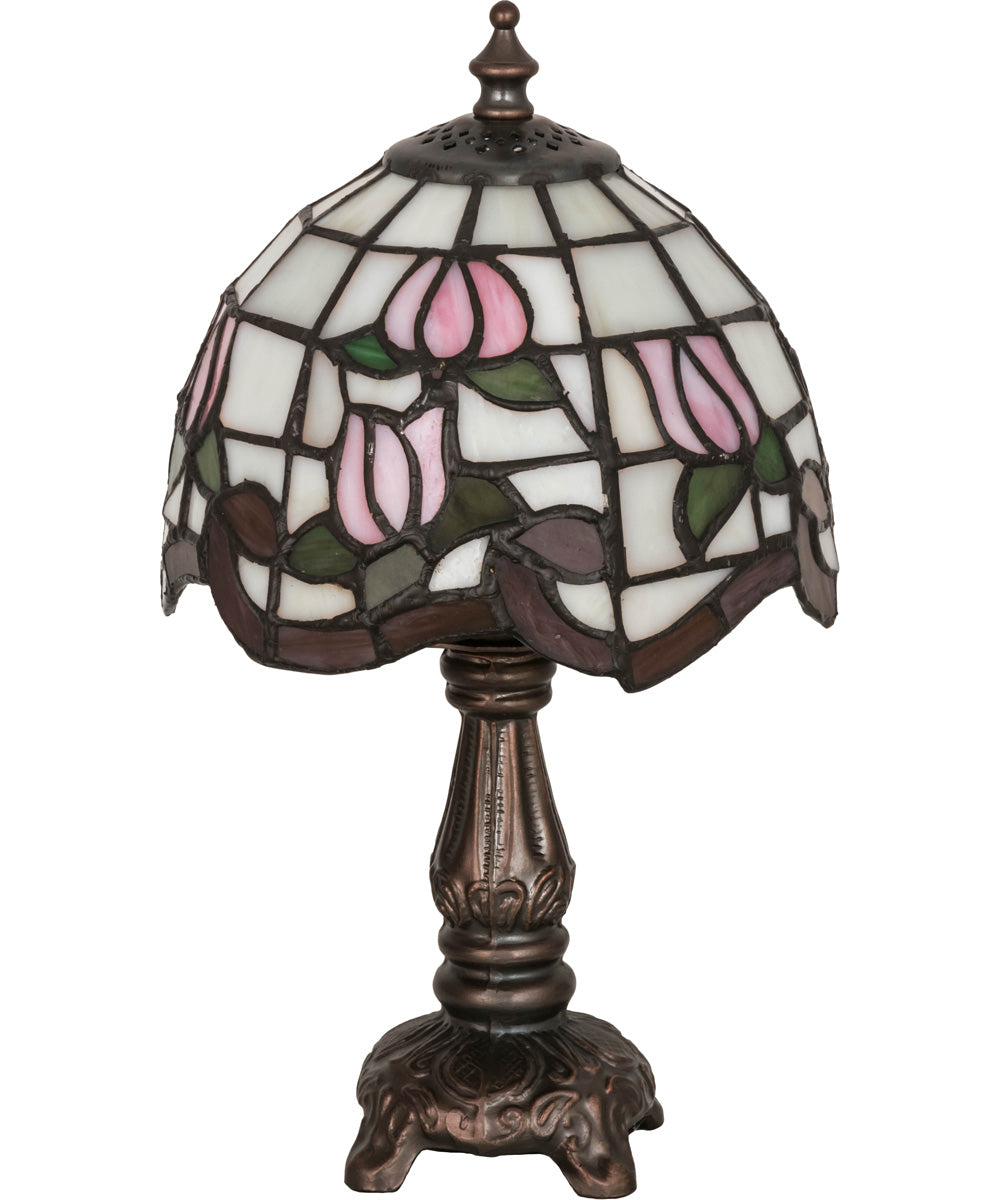 12"H Roseborder Mini-Lamp