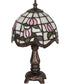 12"H Roseborder Mini-Lamp